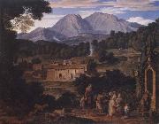 Joseph Anton Koch Monastery of San Francesco di Civitella USA oil painting artist